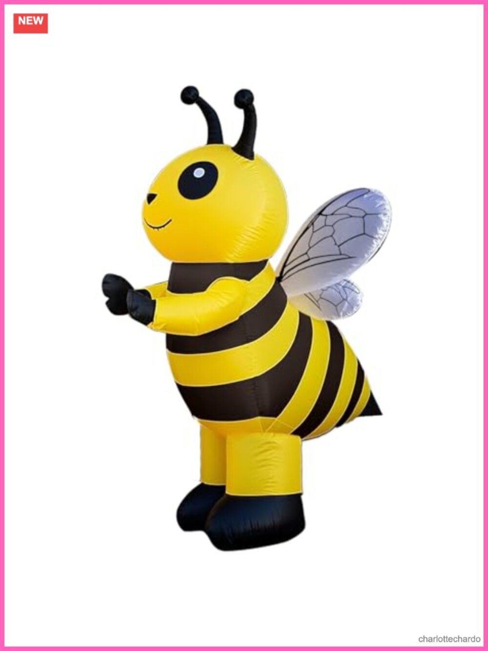 Inflatable Bee Costume Funny Halloween Full Body Blow Up Adult